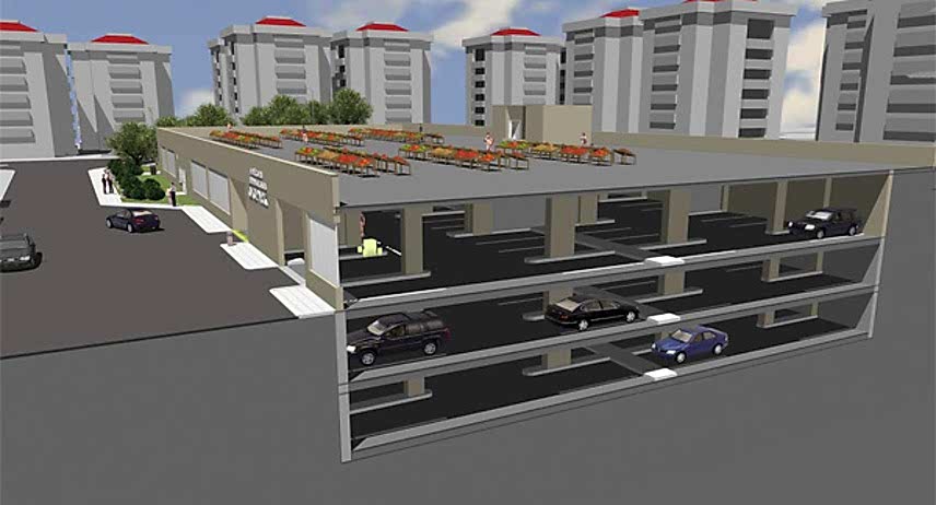 Demirkapı Mahallesi Katlı Otopark ve Pazar Yeri